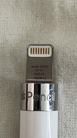 Apple Pencil (1st gen) Lightning Adapter — Genuine, Working