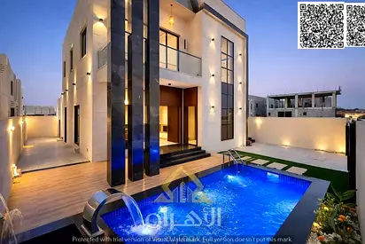 With only a 10% down payment and the lowest price in Ajman | Own a luxury villa in Al Zahia, Ajman | 4 master bedrooms with a swimming pool |