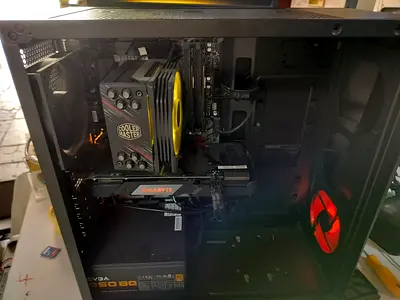 Brand New gaming desktop Z 390 UD i5 9th gen 1.5 tb 16 gb 8 gb graphics AED 2000/-