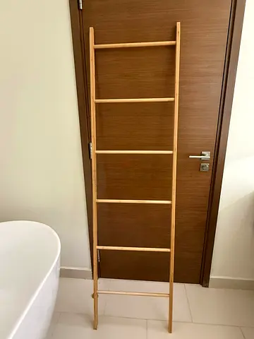 Bamboo Towel Ladder