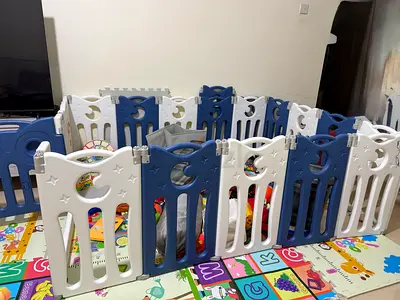 Large Baby Playpen(16 panels) with play mat