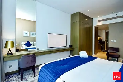 Fully furnished studio | Damac Prive | Canal View