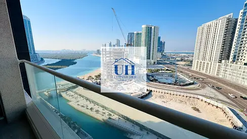 Sea View 2BHK Balcony Gym Pool Mangrove Place Reem