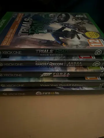 Bundle of Xbox One Games — Trials Rising, Victor Vran, Ghost Recon, Forza 4, FIFA18