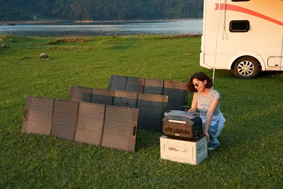 Foldable Solar Panels – Perfect for Camping  Outdoor Power