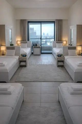 Luxury Bed Space | 2 Min to Tecom Metro | Daily Cleaning Included | SZR