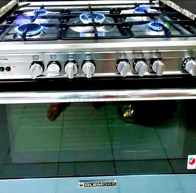Selling Glemgas 90×60 cm 5 Burner Full Gas Cooker Range
