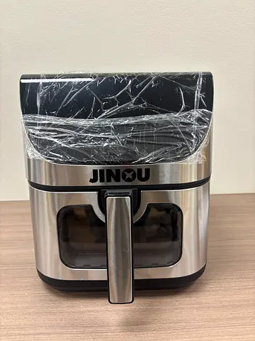 JINOU Compact Air Fryer - Stainless Steel - 8L - New