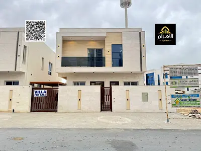 فيلا على الشارع الرئيسي، جاهزة للسكن، شاملة كافة رسوم التسجيل والملكية، في إحدى أرقى مناطق عجمان. التملك الحر