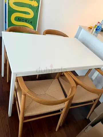 IKEA VIHALS Extendable Dining Table, White