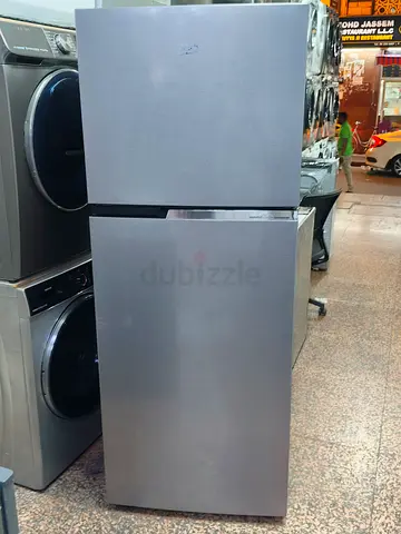 Silver Top-Freezer Refrigerator - Good Working Condition