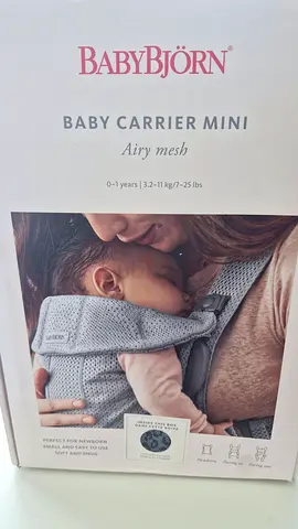 BabyBjörn Baby Carrier Mini - Airy Mesh, *Brand New*