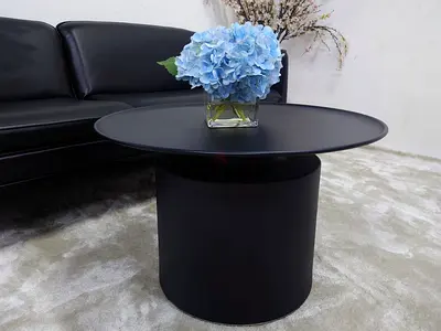 Pedro Black Aluminum Coffee Table