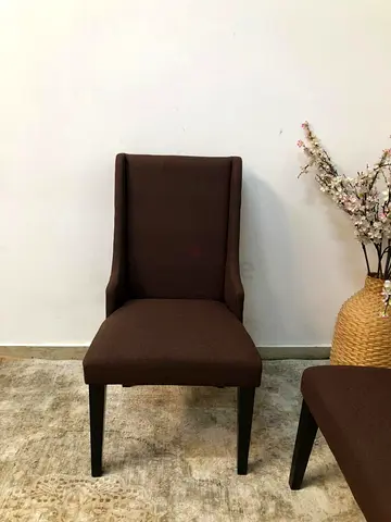 2-BROWN ARM Chairs
