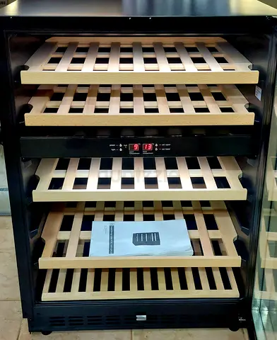 Branded Vestfrost Built-in or Freestanding Dual Zone Temperature 44 Bottles Capacity Wine Cooler