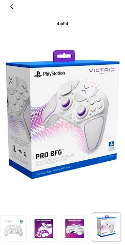 Victrix Pro BF6 Wireless Modular Controller (White/Purple) - PS4/PS5 Compatible