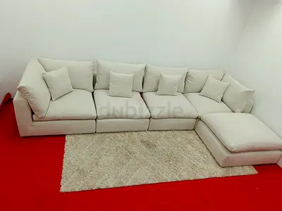 Great condition comfortable the one brand modular sofa with ottoman