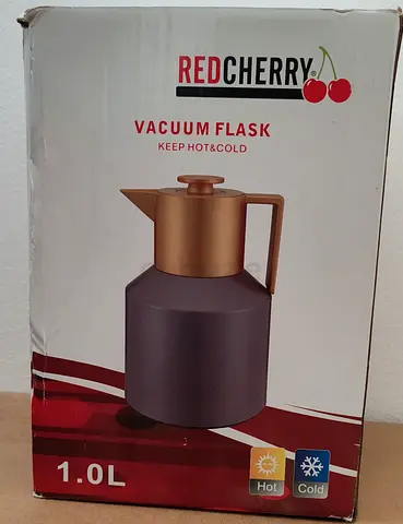 RedCherry 1.0L Vacuum Flask - Keeps Hot  Cold
