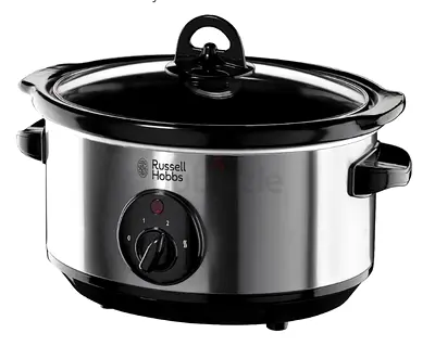 This is a Russell Hobbs 3.5L Stainless Steel Electric Slow Cooker (Model 19790)