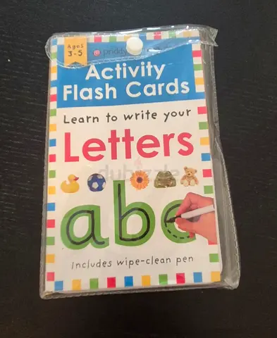 Activity Flash Cards - Learn to Write Your Letters - Ages 3-5