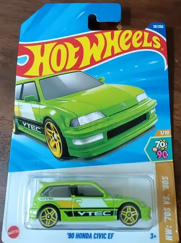 Hot wheels Honda civic EF green