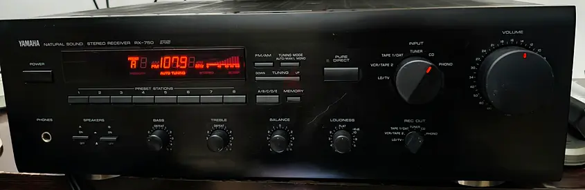 Japanese made Yamaha stereo amplifier