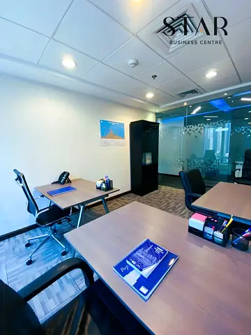 🚨 Limited-Time Offer | Stylish Fully Furnished Office in a Prime Location