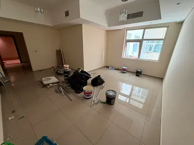 Two bedrooms, living room, free parking, 3 bathrooms, flexible payment options, close to all services, easy access to Dubai and Sharjah