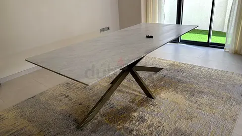 Dinning marble table and chairs sets