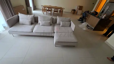 As good as new IKEA soderhim lshape sofa beige