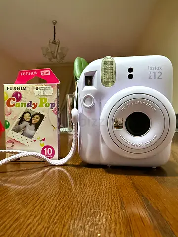 Fujifilm Instax Mini 12 Instant Camera (Lilac) with Color Film Pack