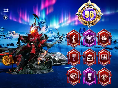 PUBG ACCOUNT  |  990 MYTHICS X 96.5 LOADED COLLECTION X STRONG TITLES X 8X MASTERPIECES