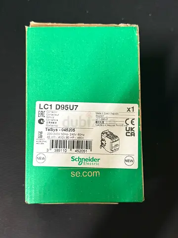 Schneider Electric LC1 D95U7 Contactor | NEW UNUSED | Urgent Sale | Best Price