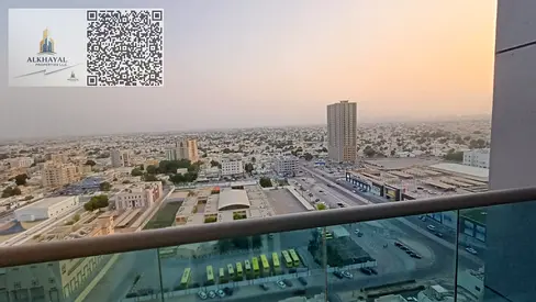 Hot Deal 2BR Apartment for Sale in City Tower Ajman 🔥 Immediate Handover with Open Sharjah View, 2 Balconies, Closed Kitchen & Parking 🚗💰