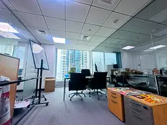 Fitted Office | Saba Tower 1 | Glass Partitions | City &amp; Lake View