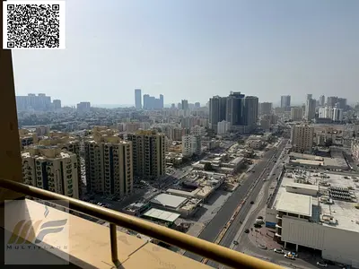 شقة واسعة بمساحة ١٦٨٨ قدم مربع، غرفتا نوم، إطلالة مفتوحة في برج هورايزون، عجمان | فارغة + موقف سيارات | عرض نقدي