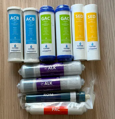 Full Set Reverse Osmosis Water Filters (Express Water) – Brand New