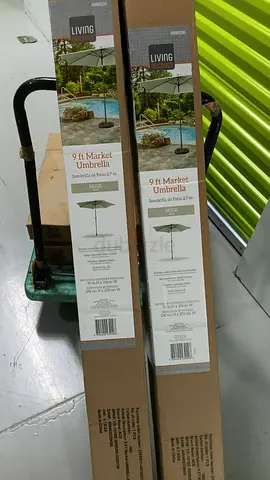 Outdoor Umbrella With Stand