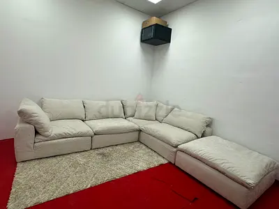 Selling marina home luscious sofa with footstool