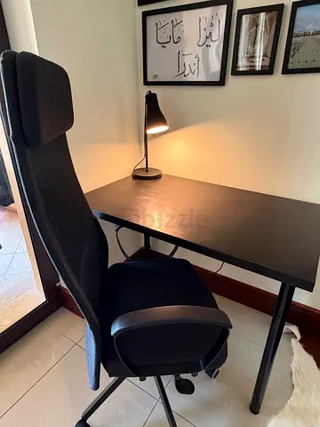 Computer table with chair