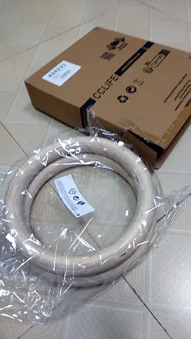 Set of Wooden Gym Rings with Straps (New) - Ideal for Home Workouts 6 available