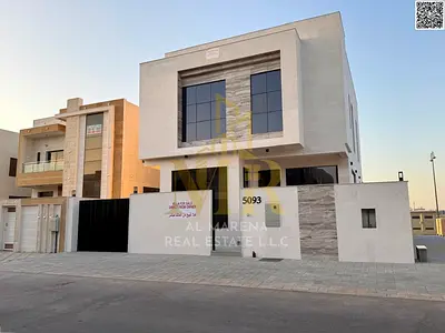 🏡Luxury villa for sale in Al Yasmeen - Ajman | First Resident Street and Lane | Elegant design and distinctive view, freehold 🏡