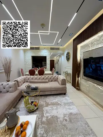 شقة أنيقة مفروشة بالكامل كبيرة 2 غرفة نوم في عجمان وان تاورز / دفعة أولى مرنة منخفضة