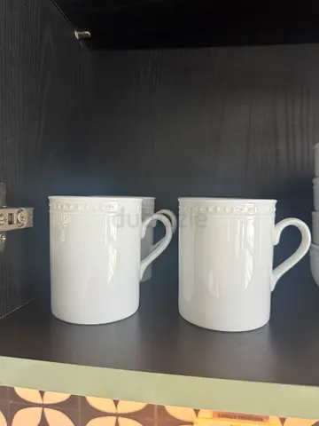 Crate and Barrel Mugs x4