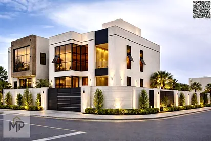 للبيع، فيلا زاويه بالقرب من المسجد. من أفخم الفلل في عجمان. بناء وتشطيب سوبر ديلوكس، مساحة بناء واسعة جدًا وغرف، تملك حر.