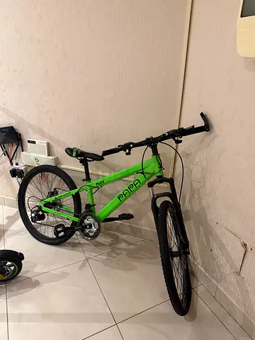 Used Green Mountain Bike - Medium Frame, 21-Speed, Good Condition