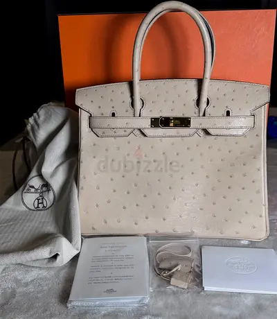 AUTHENTIC HERMES BIRKIN OSTRICH 30