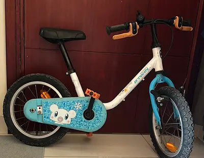 B’TWIN CYCLE KIDS 14-inch ARCTIC 100