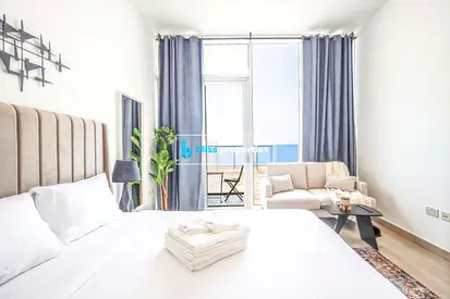 Bill Included | Furnished Studio | Bloom Tower B | Balcony with Open Views