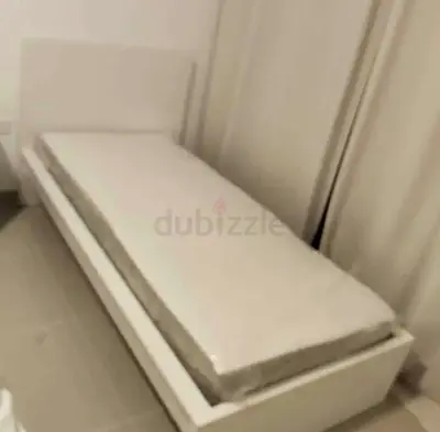IIKEA Malam single bed frame with  IKEA mattress 90×200cm is available in excellent condition, not a